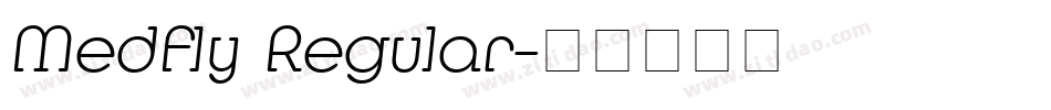 Medfly Regular字体转换